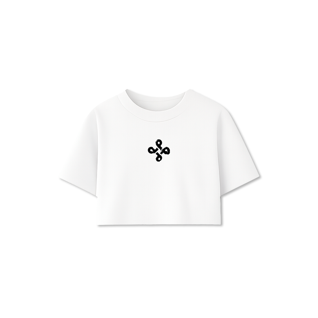 Camiseta Cropped preta HAUX PAJÉCO