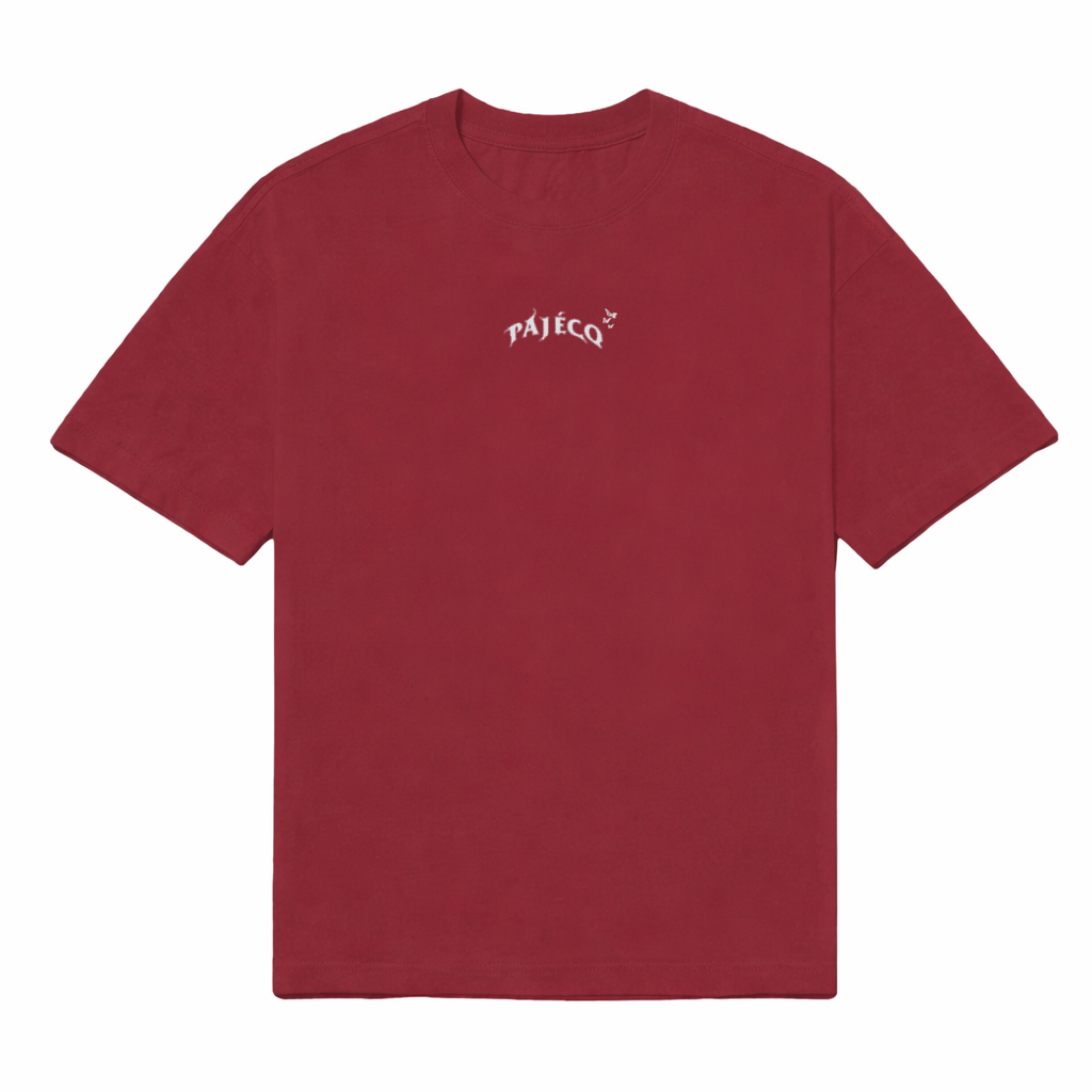 Camiseta PAJÉCO borboleta Bordo