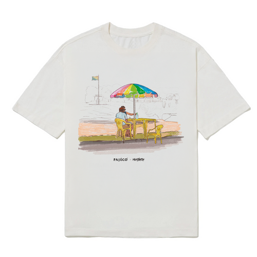 Camiseta Bar Zé do Branco PAJÉCO x MARINARTE cor marfim